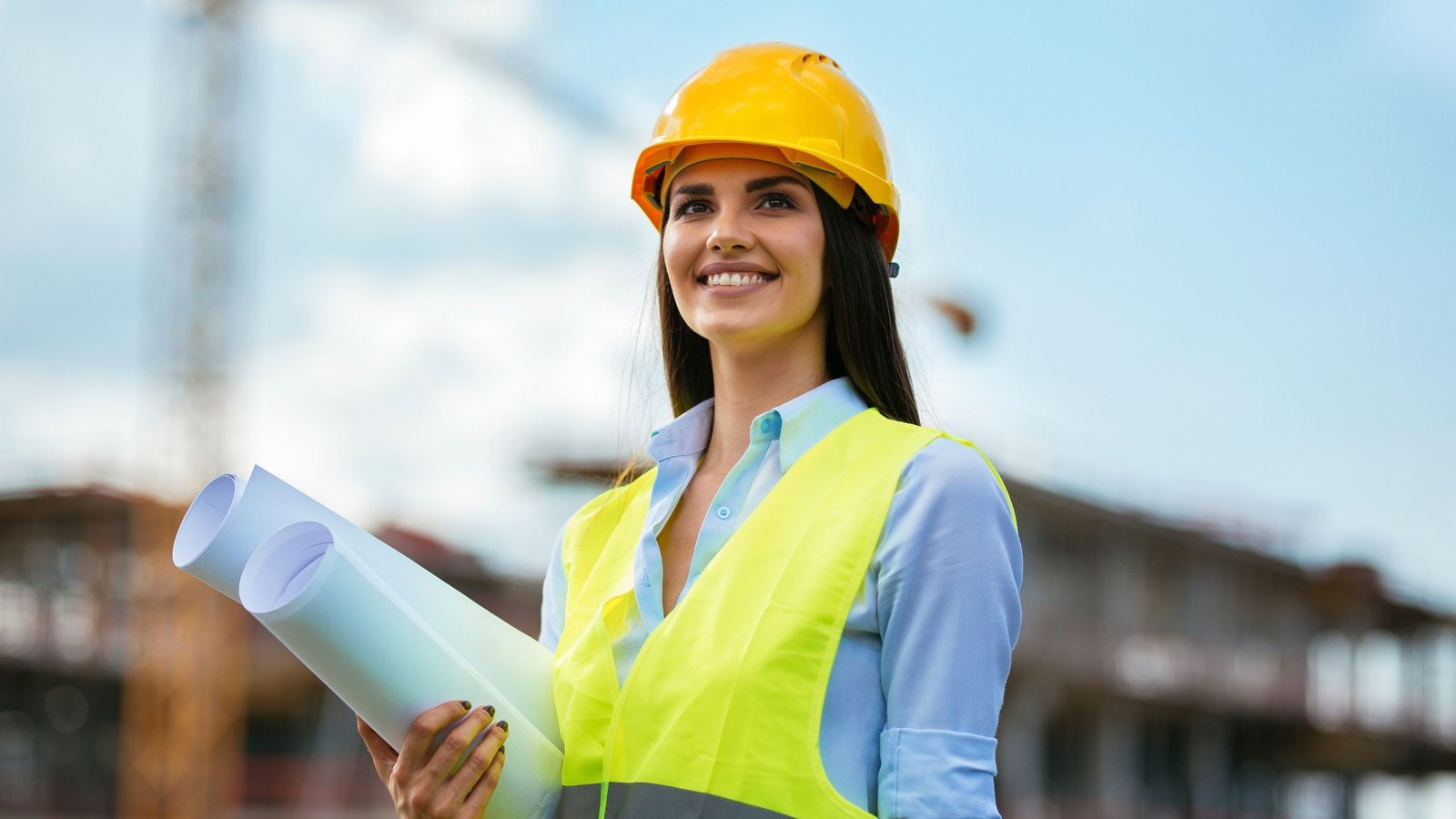 Architectural model of a modern real estate development